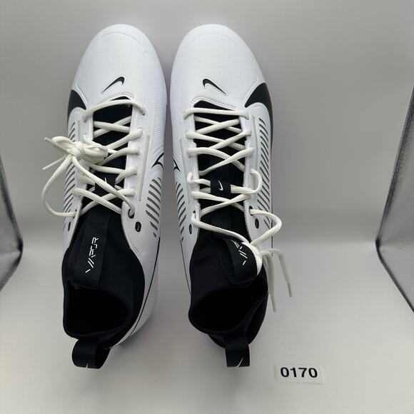 NIKE Men\'s 13 Vapor Edge PRO 360 2 Football Cleats Black/White main image 8